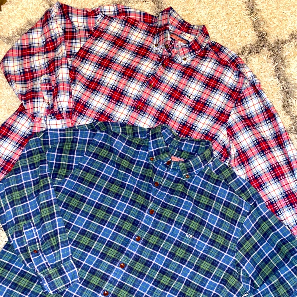 Vineyard Vines Men’s Flannel Shirts - XL